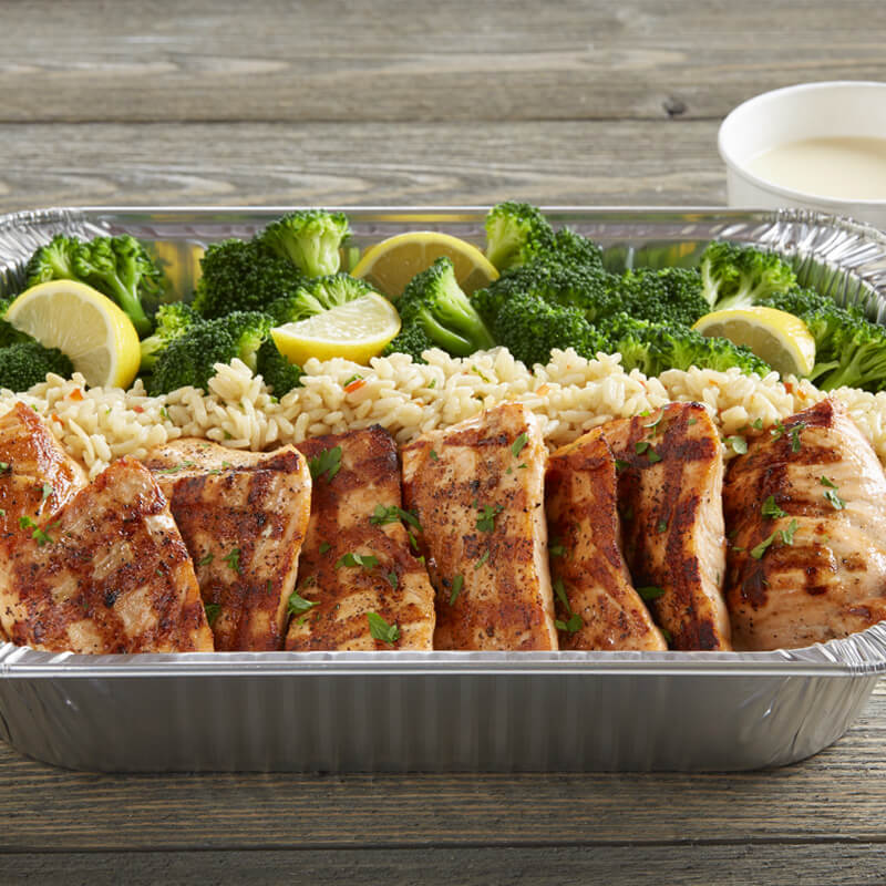 Large Party Atlantic Salmon Menu BJ's Restaurants and Brewhouse